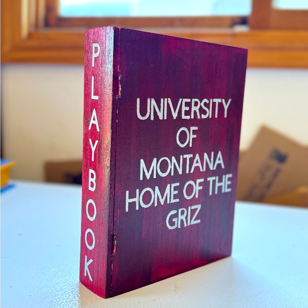 Handmade University of Montana Game Playbook